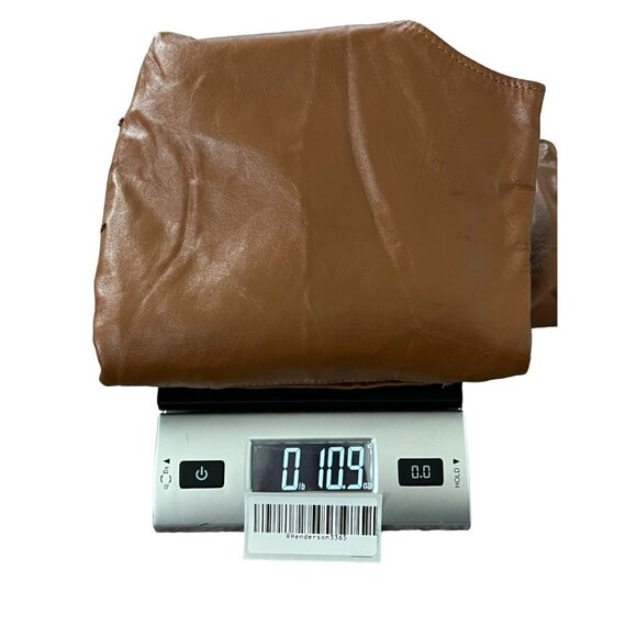 The Leather Shop Sears Mens Vest Brown 38 V Neck Classic Fit Pockets VINTAGE 70S - Picture 9 of 9